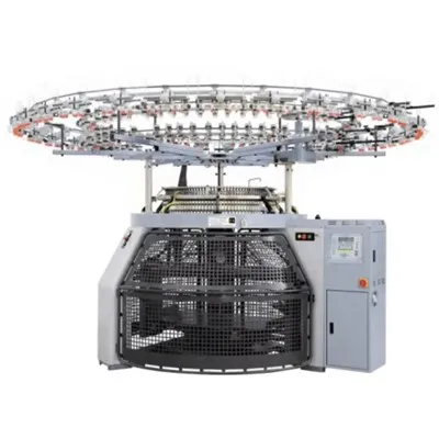 Machine à tricoter circulaire à haut rendement-pour tissus polaires